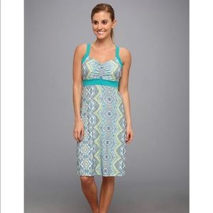 PrAna Amaya teal turquoise medallion size medium